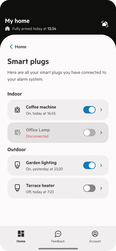 Sector alarm App